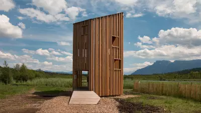 Ainringer Moos im Berchtesgadener Land Moor Torf Naturschutzgebiet Aussichtsturm