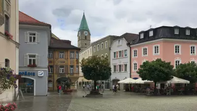 Bad Reichenhall Kurstadt Alpen Urlaub Erholung Fussgängerzone