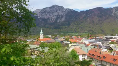 Bad Reichenhall Hochstaufen Alpen Wandern Bergsteigen Panorama