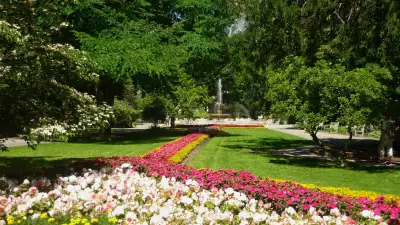 Bad Reichenhall Kurstadt Alpen Urlaub Erholung Kurgarten