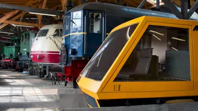 Eisenbahnmuseum Lokwelt Freilassing Lokomotiven Ringlokschuppen Magnetschwebebahn